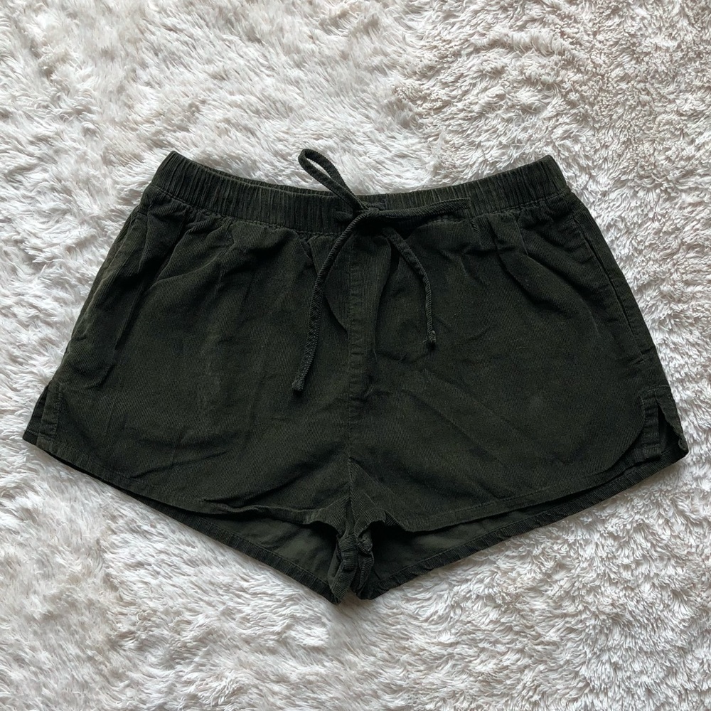 Forever 21 Corduroy Drawstring Shorts